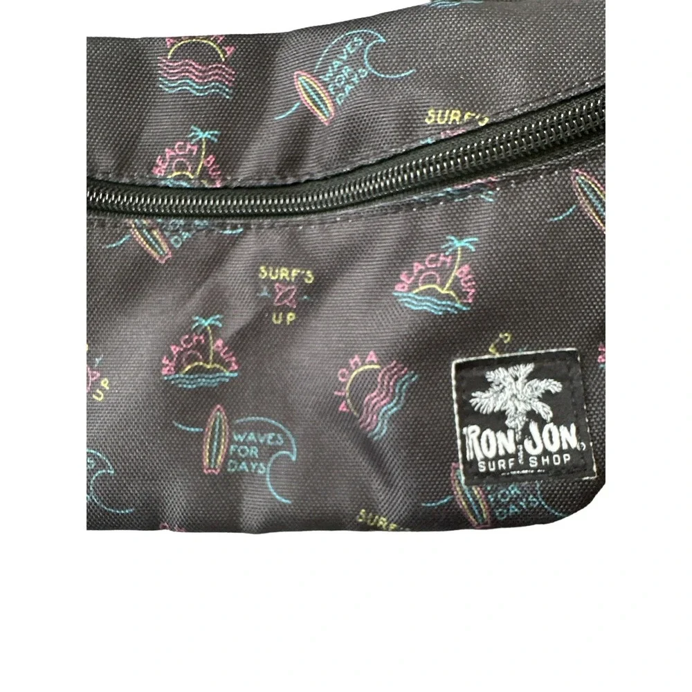 Ron Jon Surf Shop Black With Beach Print‎ Hits Waist Pack